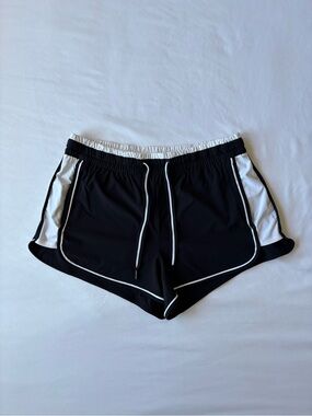 Athleta black running shorts